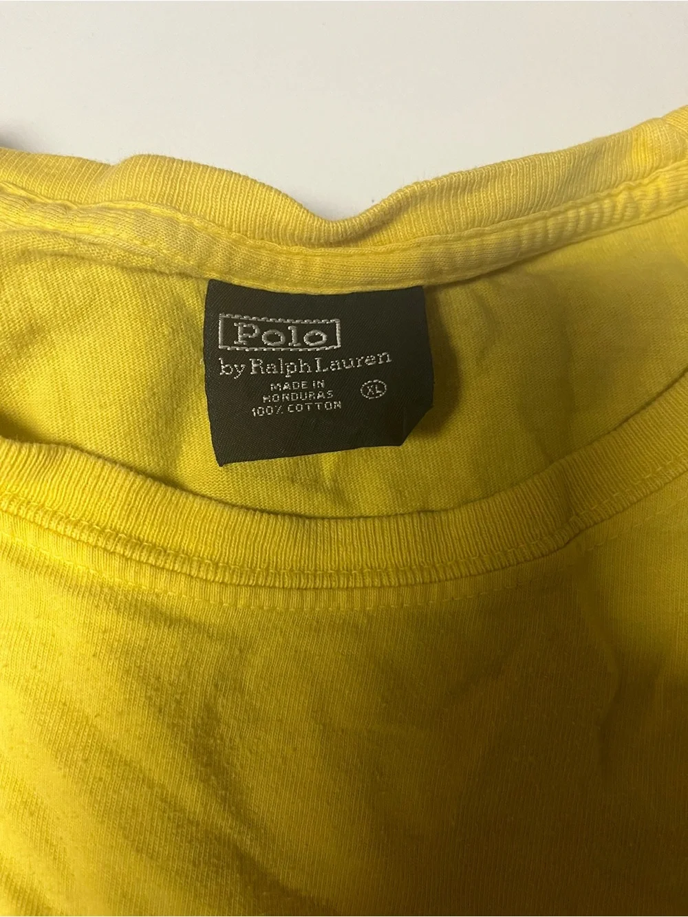 Ralph Lauren bright yellow